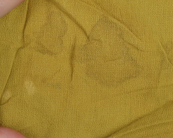 Thought Women's Yellow Cotton Blouse Size 10