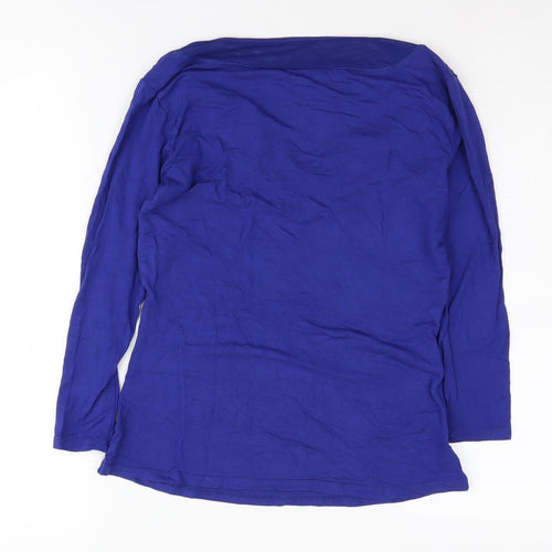 Jasper Conran Women's Blue V-Neck Blouse Size 10
