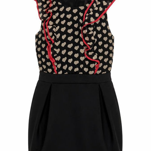 Lipsy London Women's Black Mini Dress Size 14