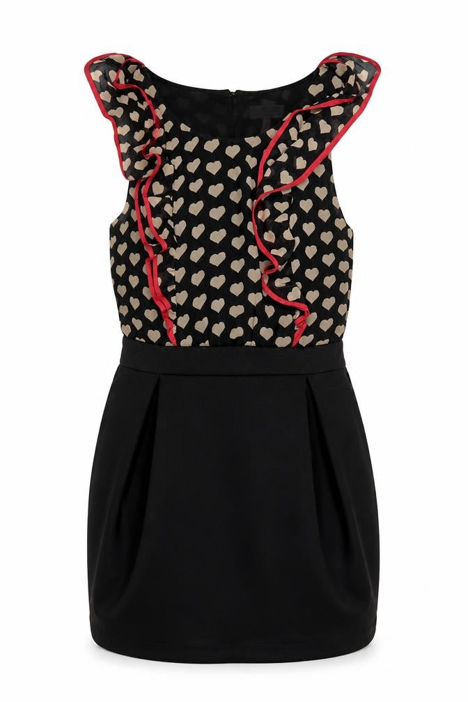 Lipsy London Women's Black Mini Dress Size 14