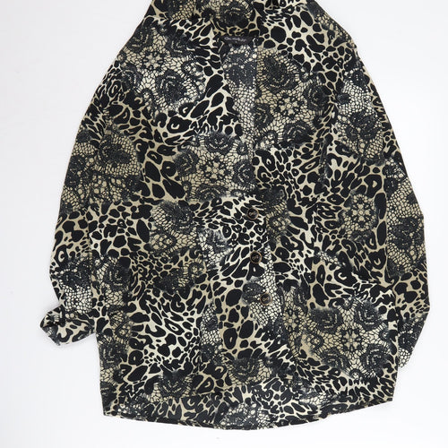 Miss Selfridge Women's Animal Print Kimono Blouse 14