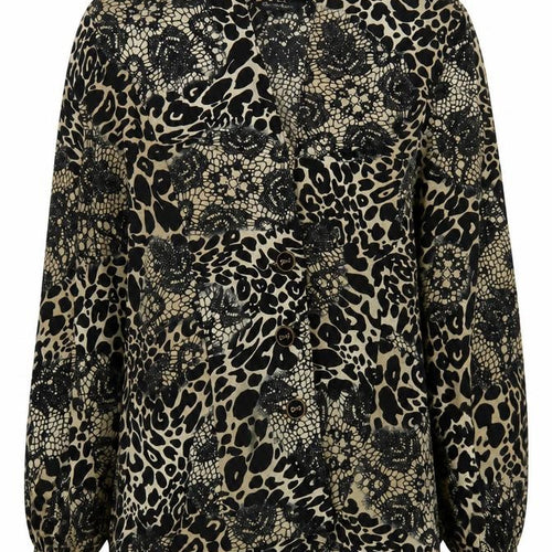 Miss Selfridge Women's Animal Print Kimono Blouse 14