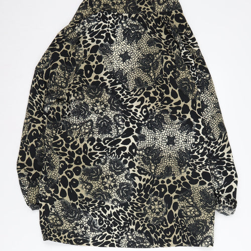 Miss Selfridge Women's Animal Print Kimono Blouse 14