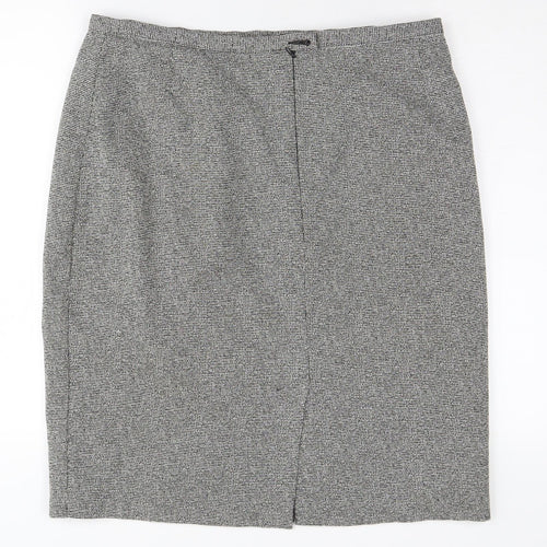 Marks and Spencer Women's Black Pencil Skirt Size 18