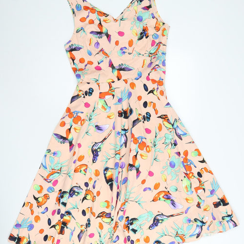 Hearts & Roses Women's Multicoloured A-Line Dress Size 14