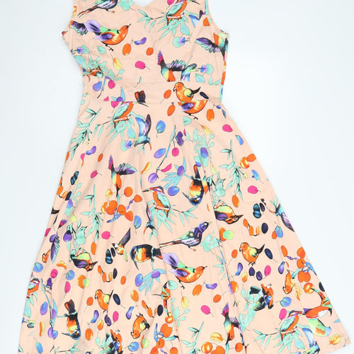 Hearts & Roses Women's Multicoloured A-Line Dress Size 14