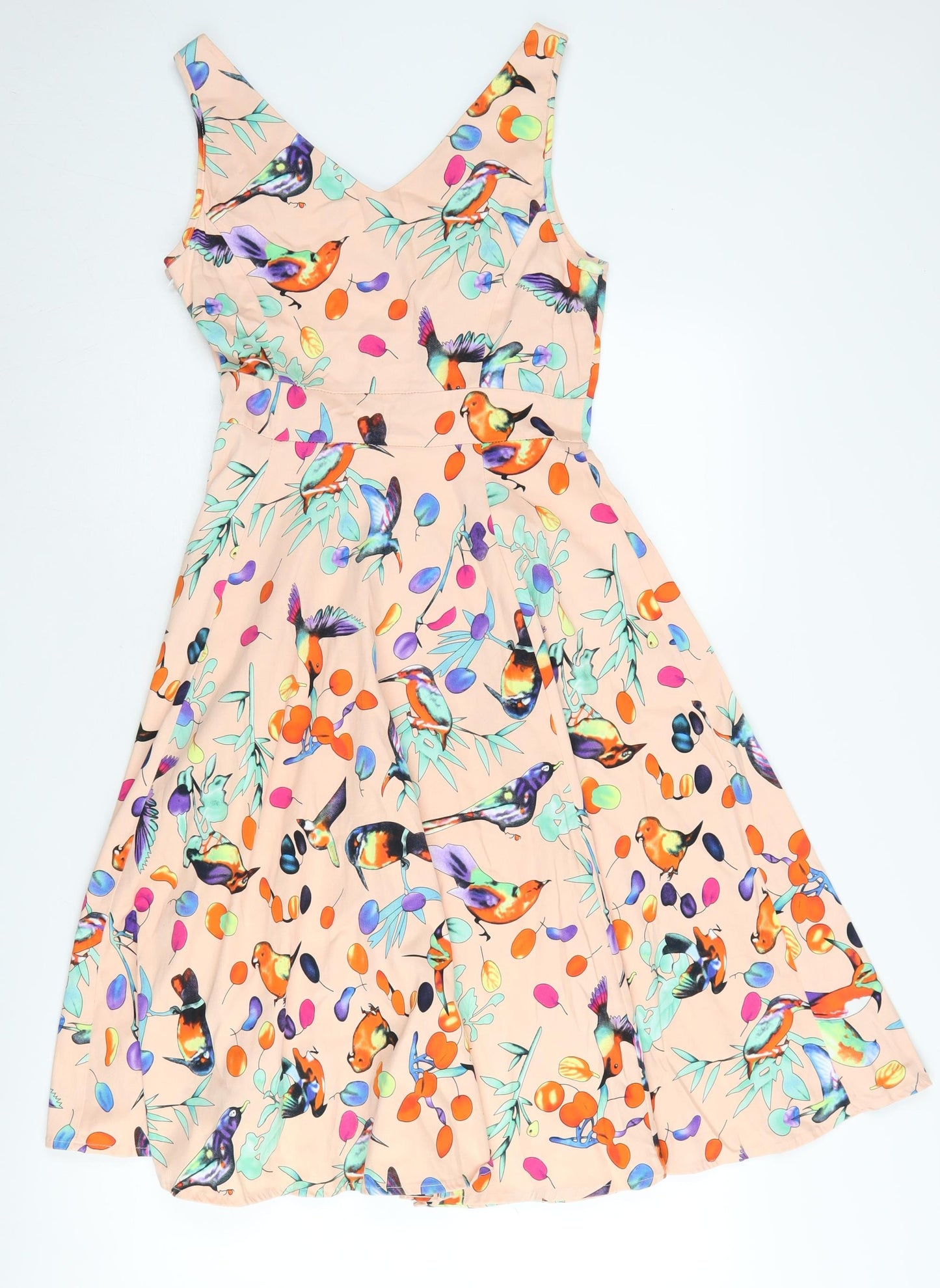 Hearts & Roses Women's Multicoloured A-Line Dress Size 14