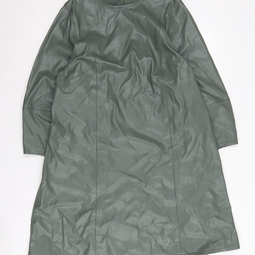 Weekday Women's Green Long Sleeve Dress Size 12