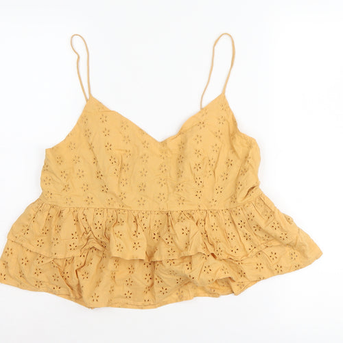 ASOS Women's Yellow Camisole Tank Top Size 10