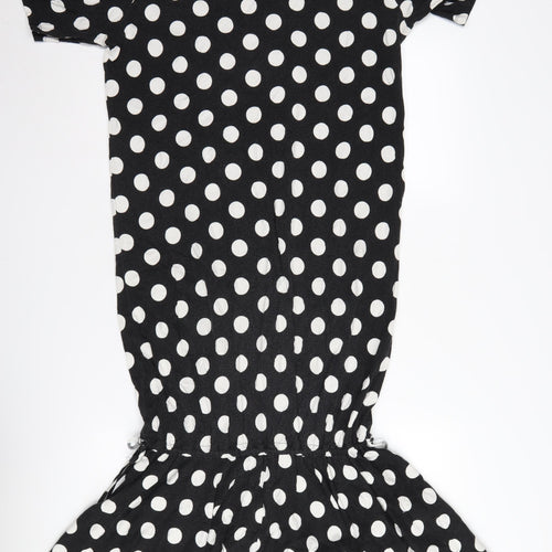 ASOS Women's Black Polka Dot Dress Size 12