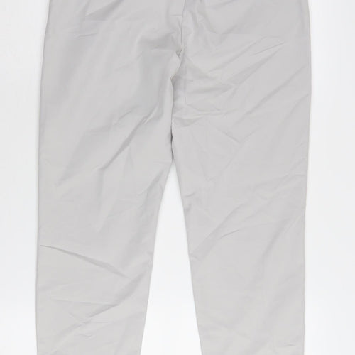 Marks and Spencer Grey Women's Chino Trousers, Size 8