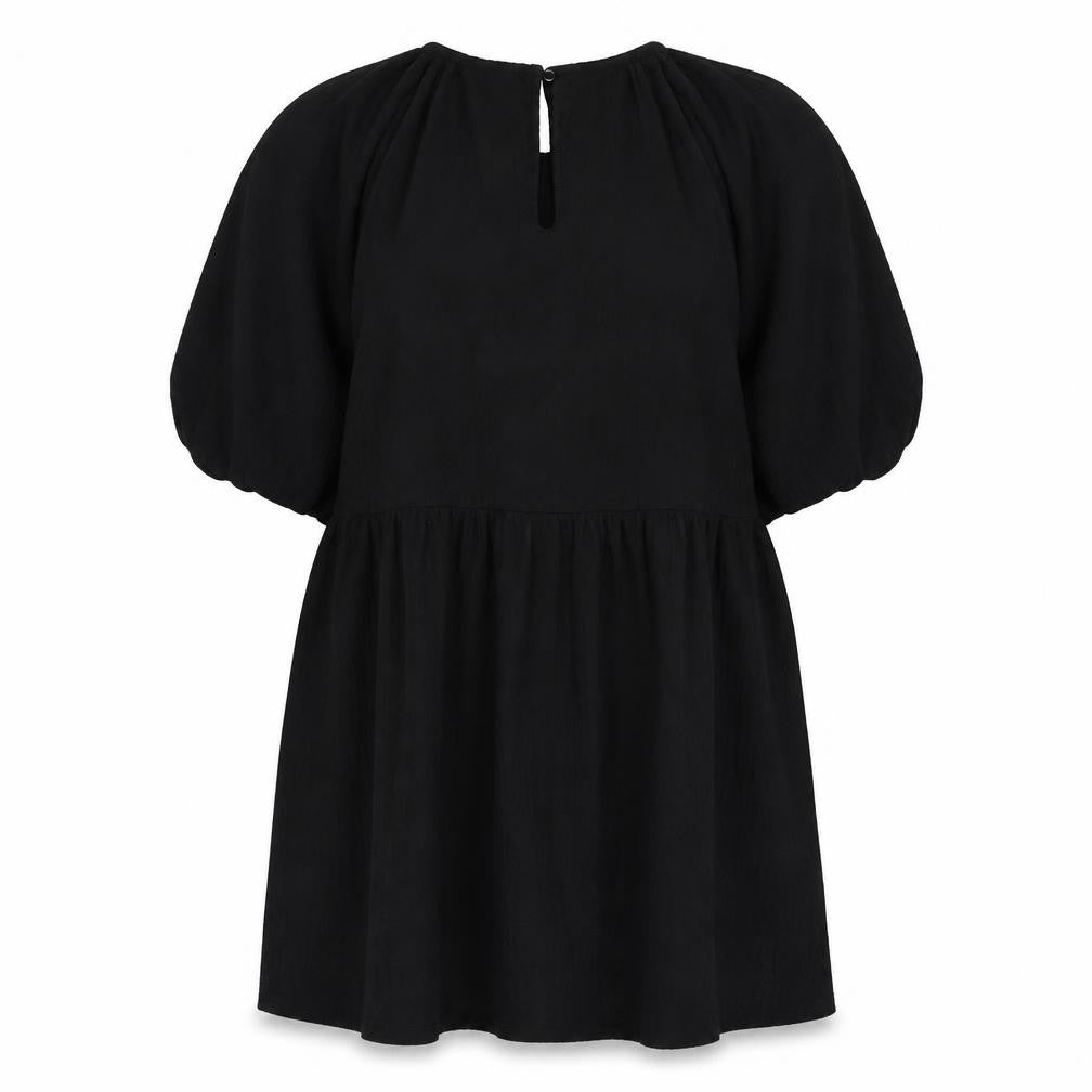 Front view of Next Women's Black Shift Dress, size 16