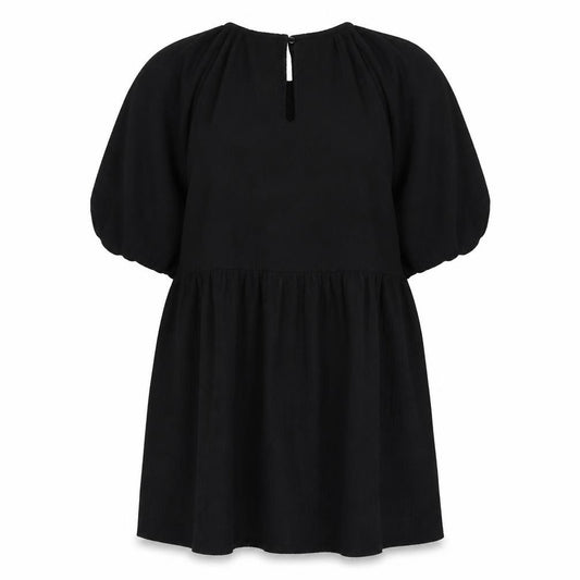 Front view of Next Women's Black Shift Dress, size 16