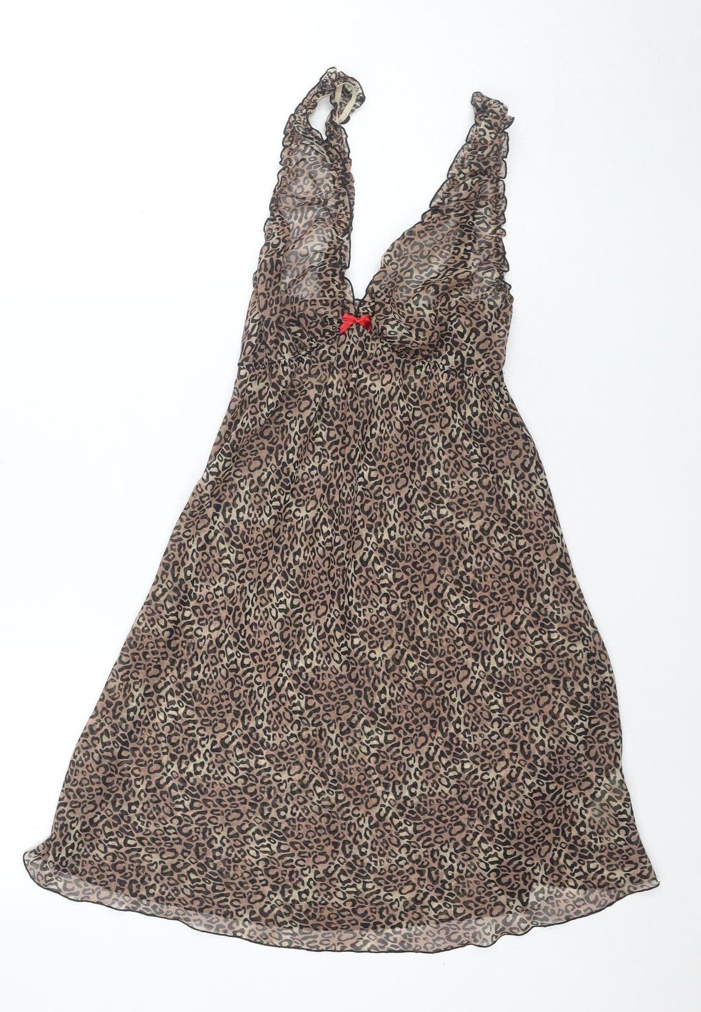 Presence Women's Brown Animal Print Chemise, Size 10