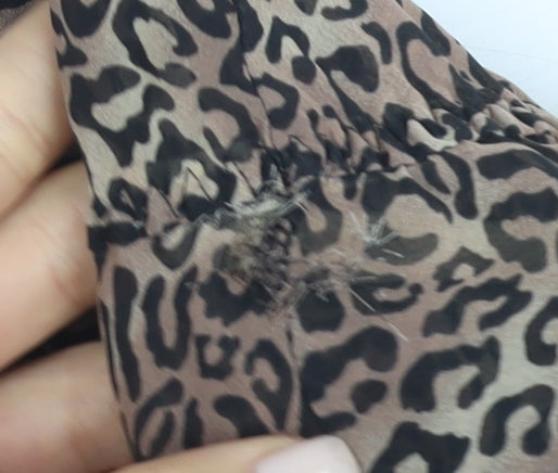 Presence Women's Brown Animal Print Chemise, Size 10