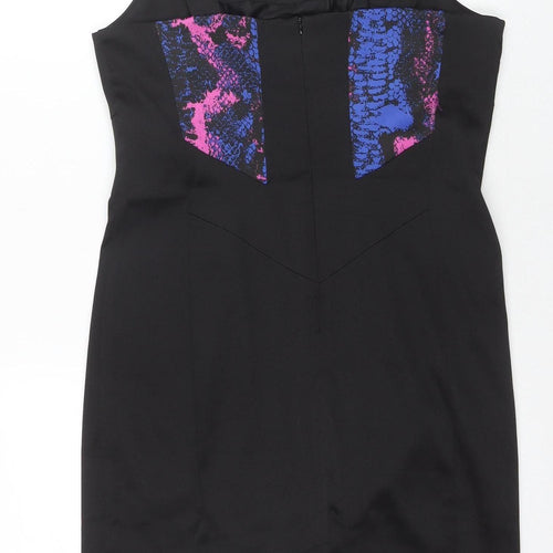 Women's Black Sheath Dress, Size 14, Party Ready