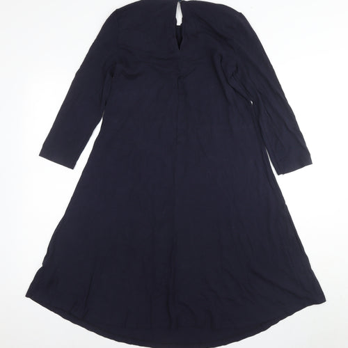 Marks and Spencer Women's Blue A-Line Dress Size 8
