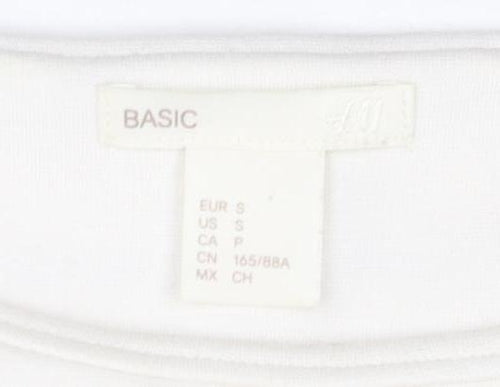 H&M Women's White Striped Shift Dress S