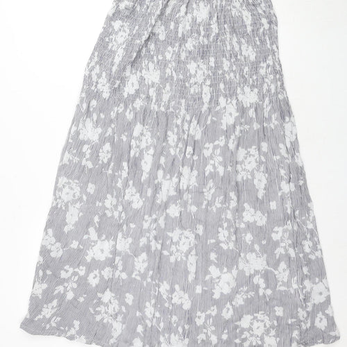 Peacocks Women's Multicoloured A-Line Midi Skirt L