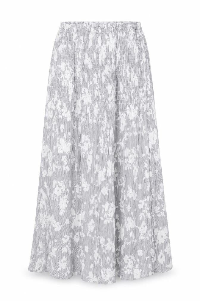 Front view of Peacocks Women's Multicoloured A-Line Midi Skirt L