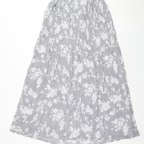 Peacocks Women's Multicoloured A-Line Midi Skirt L