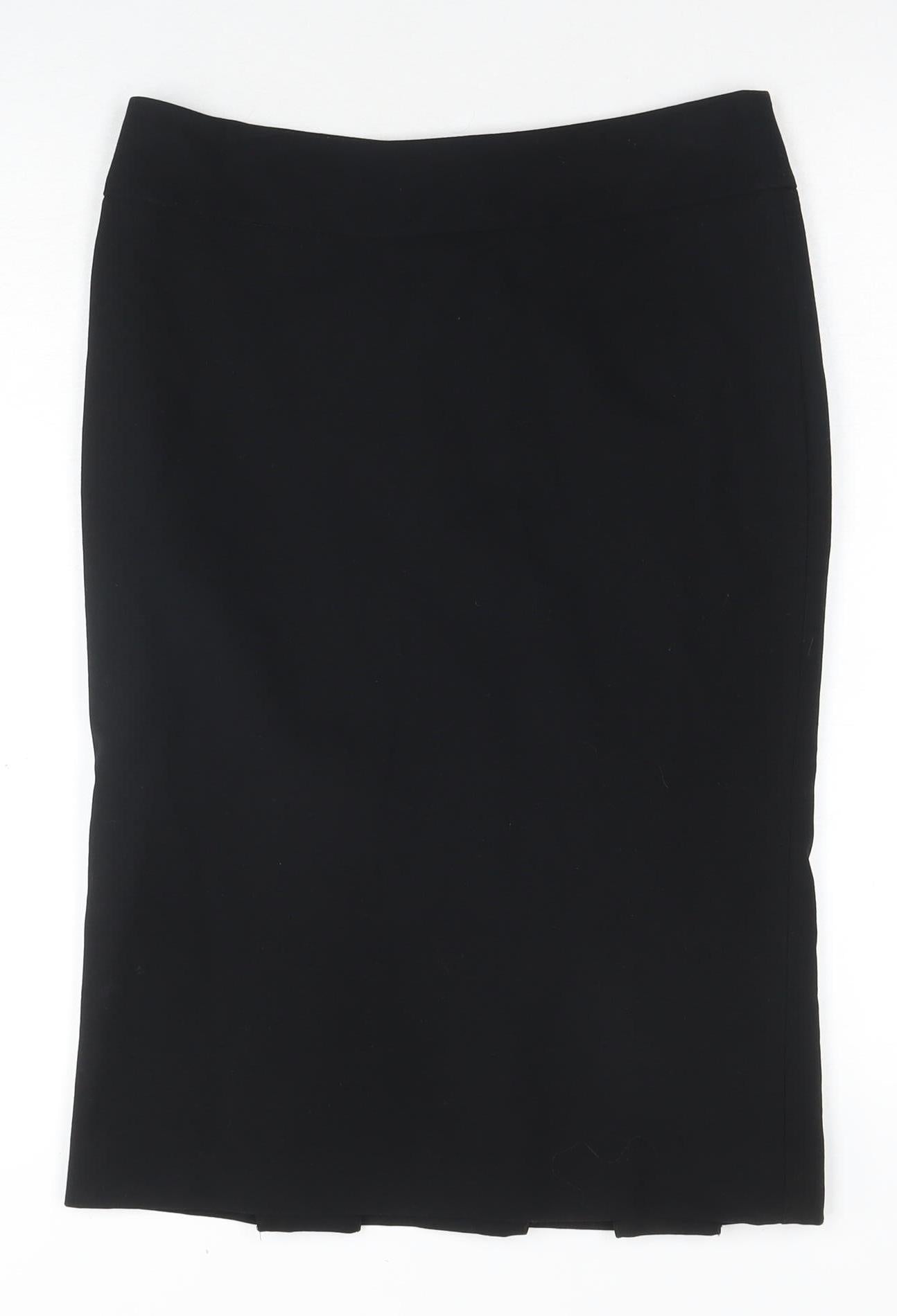 H&M Women's Black Knee Length Pencil Skirt Size 8