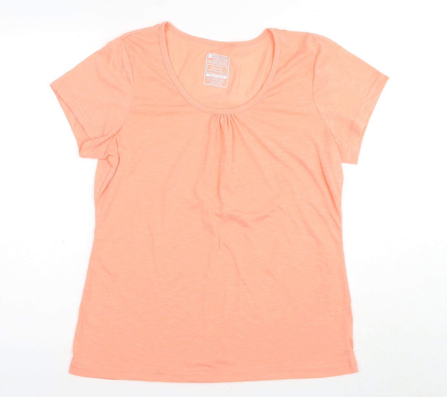 Mountain Warehouse Women's Orange T-Shirt Size 14