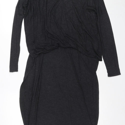 Zara Women's Black Basic Blouse, 2XS, Long Sleeve
