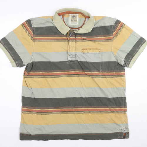 Fat Face Men's Multicoloured Striped Polo L