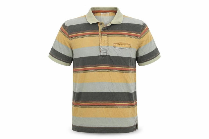 FatFace Men's Multicoloured Striped Polo L