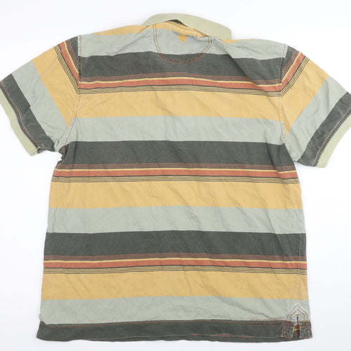 Fat Face Men's Multicoloured Striped Polo L