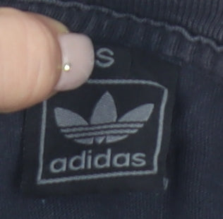 Adidas Men’s Black S Logo Cotton T-Shirt