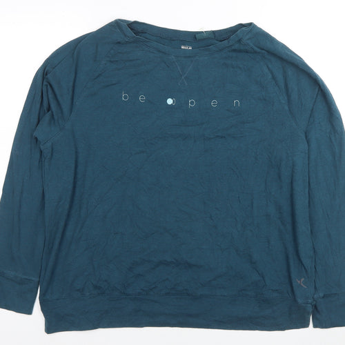 Decathlon Blue Unisex Adults Pullover Long Sleeve Top