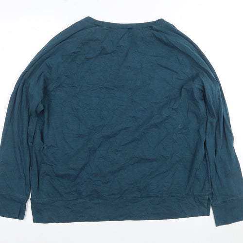 Decathlon Blue Unisex Adults Pullover Long Sleeve Top
