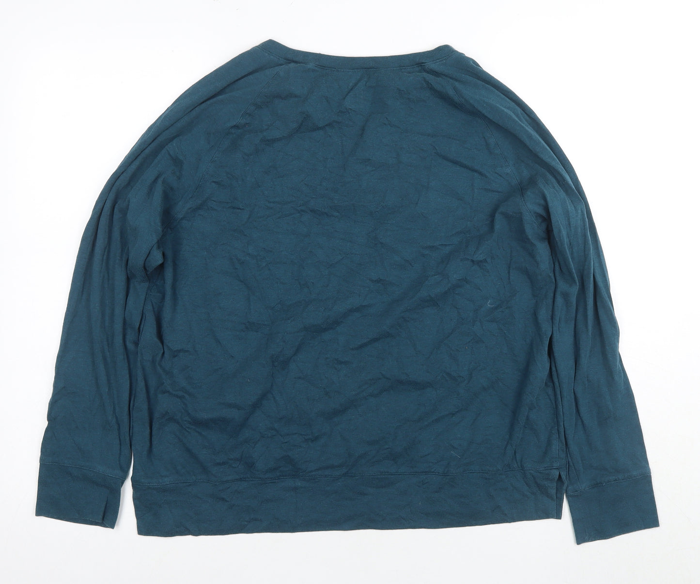 Decathlon Blue Unisex Adults Pullover Long Sleeve Top