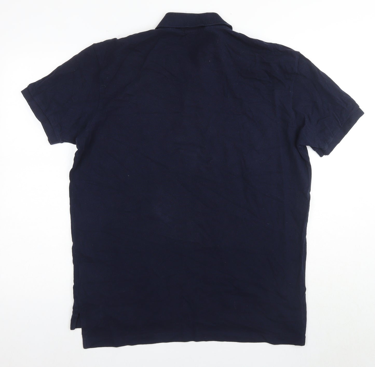 Ralph Lauren Men's Blue L Polo Shirt - Logo Accent