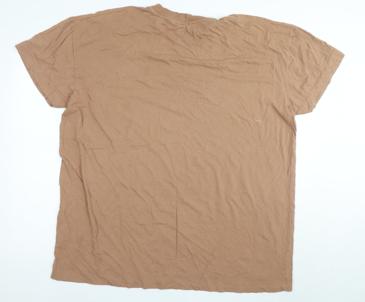 Collusion Unisex Brown T-Shirt Size 16 Crew Neck