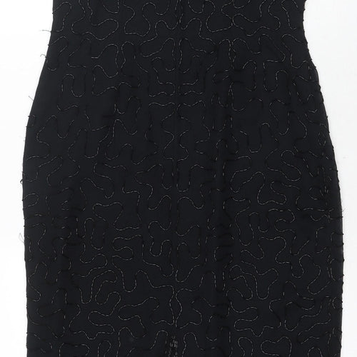 St Bernard Women's Black Sheath Dress Size 12