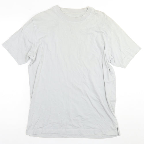 RACING GREEN Men's White Crew Neck Tee Size S