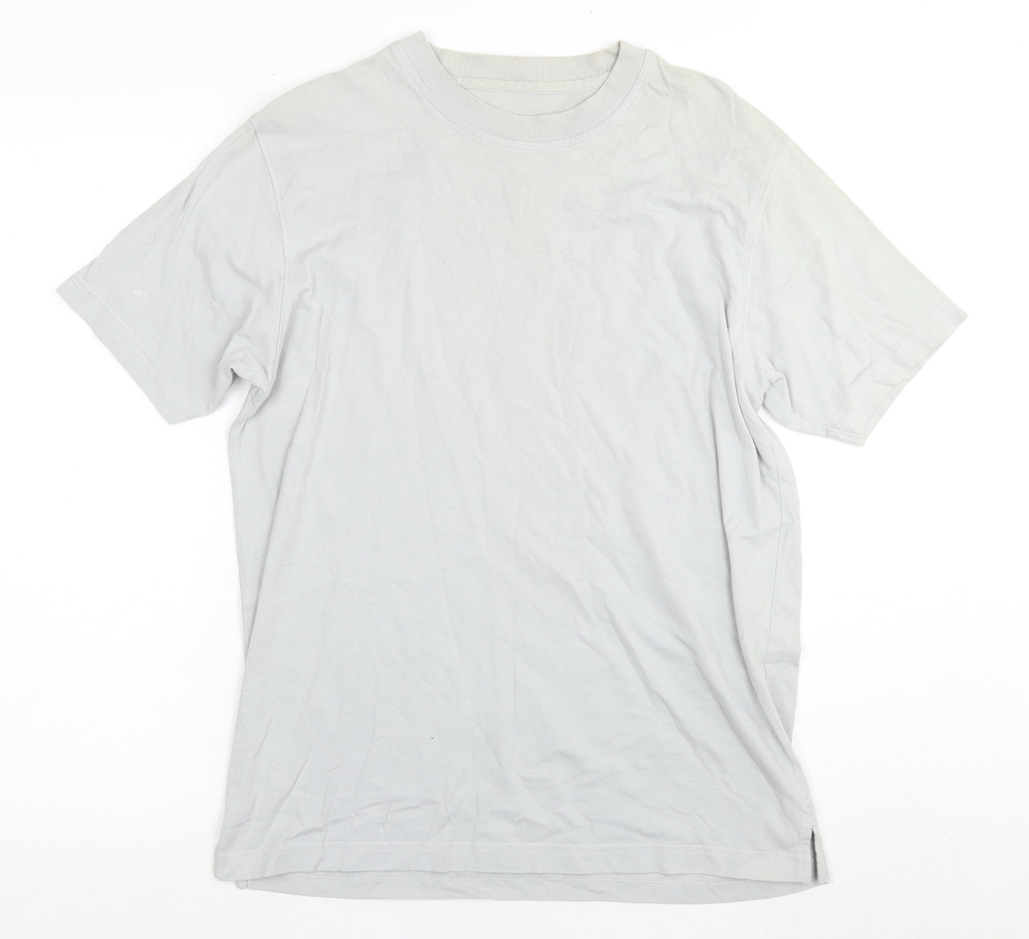 RACING GREEN Men's White Crew Neck Tee Size S