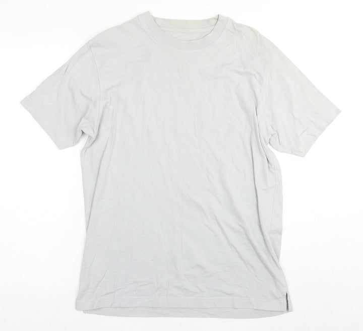 RACING GREEN Men's White Crew Neck Tee Size S