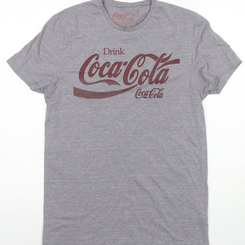 Coca-Cola Unisex Grey Classic T-Shirt - Size S