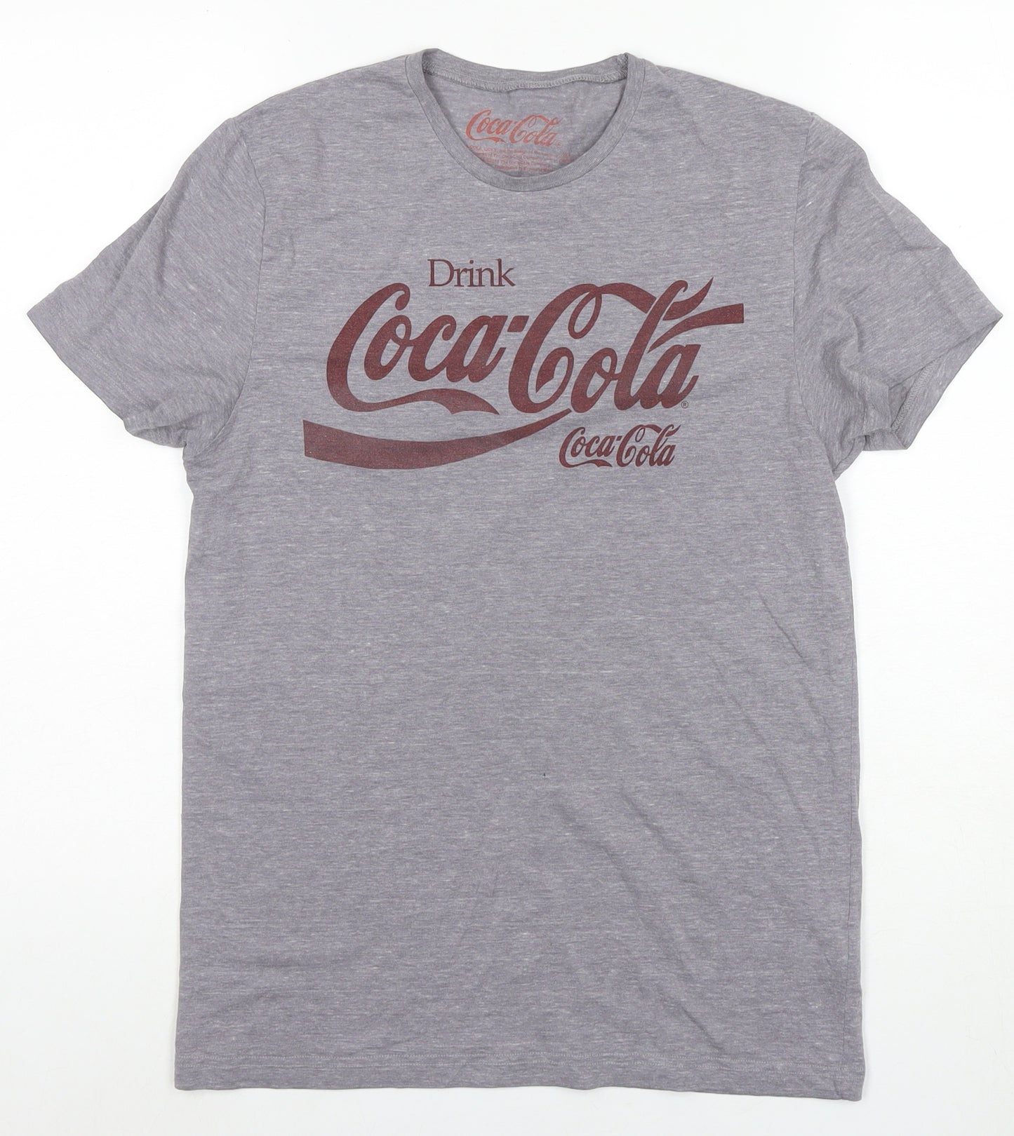 Coca-Cola Unisex Grey Classic T-Shirt - Size S
