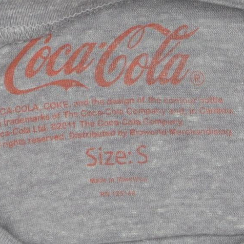 Coca-Cola Unisex Grey Classic T-Shirt - Size S