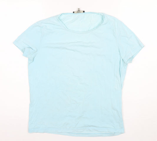 Weekday Women's Blue T-Shirt, Short Sleeve, Size L