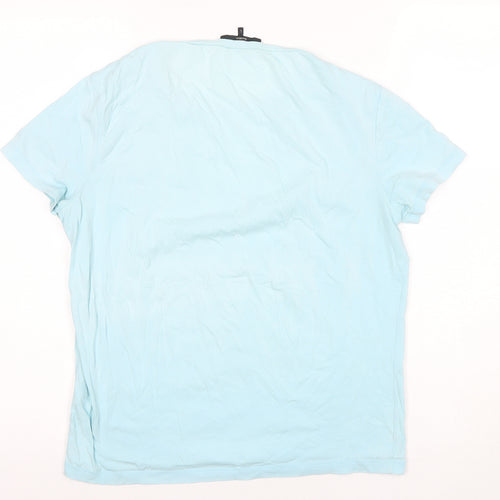 Weekday Women's Blue T-Shirt, Short Sleeve, Size L