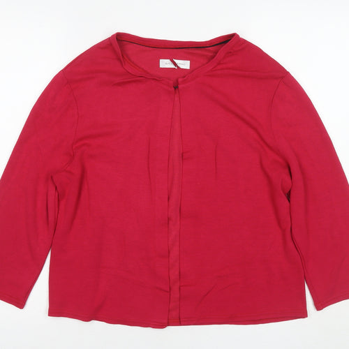 Richards Women's Red Basic T-Shirt Size 16