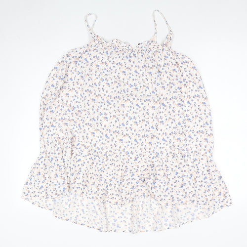 Zara Women's Multicoloured Floral Slip Dress M