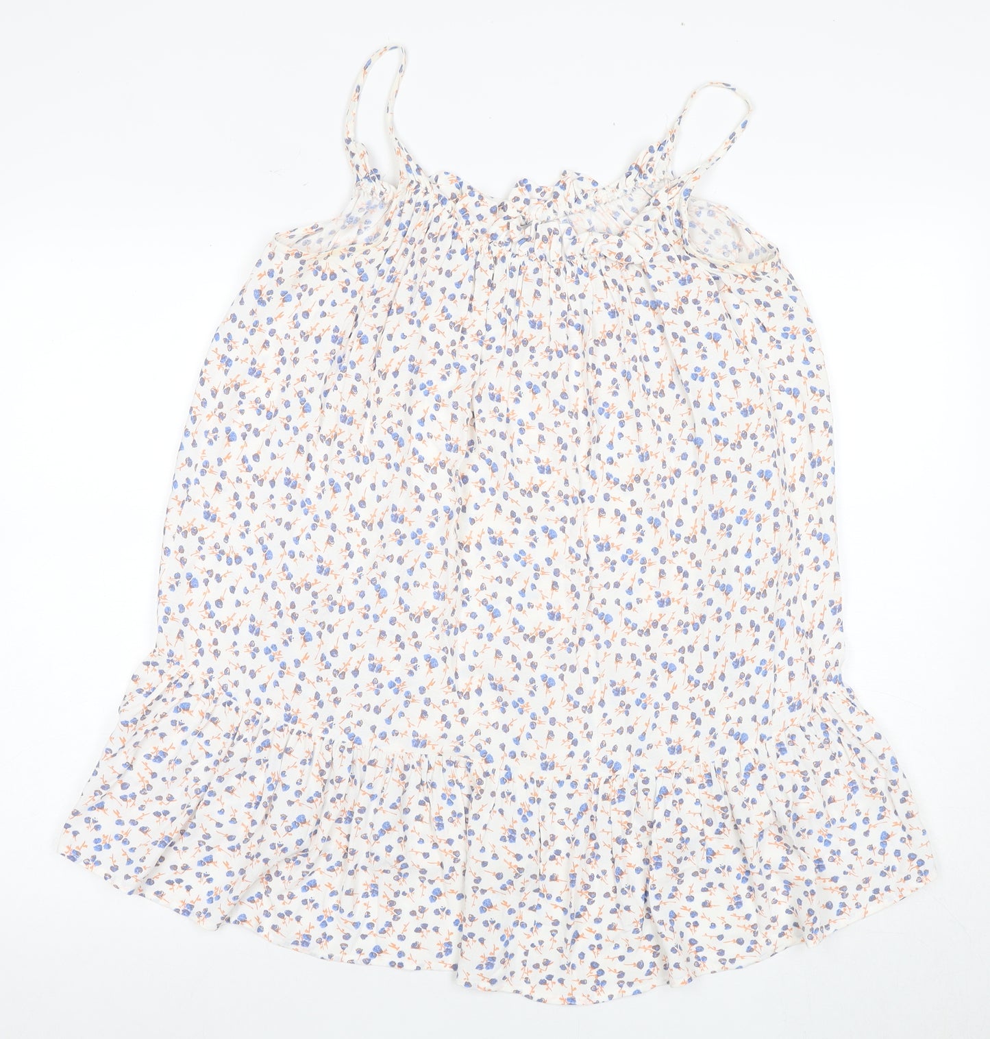 Zara Women's Multicoloured Floral Slip Dress M