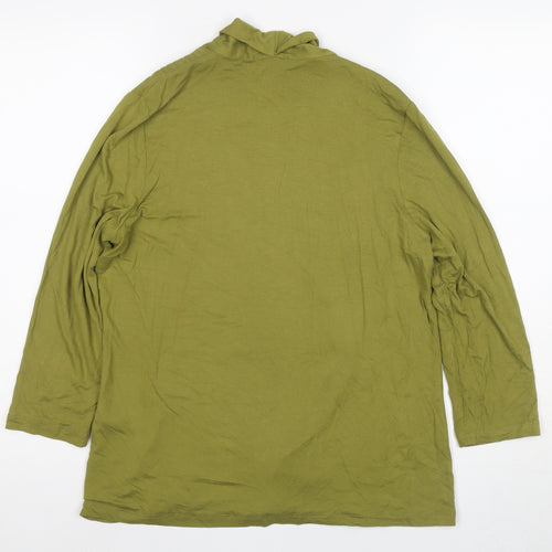 Eastex Women's Green Cardigan, Size 12, Long Sleeve